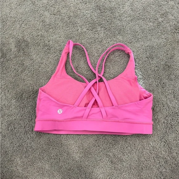 Pink lululemon energy bra - Picture 2 of 3